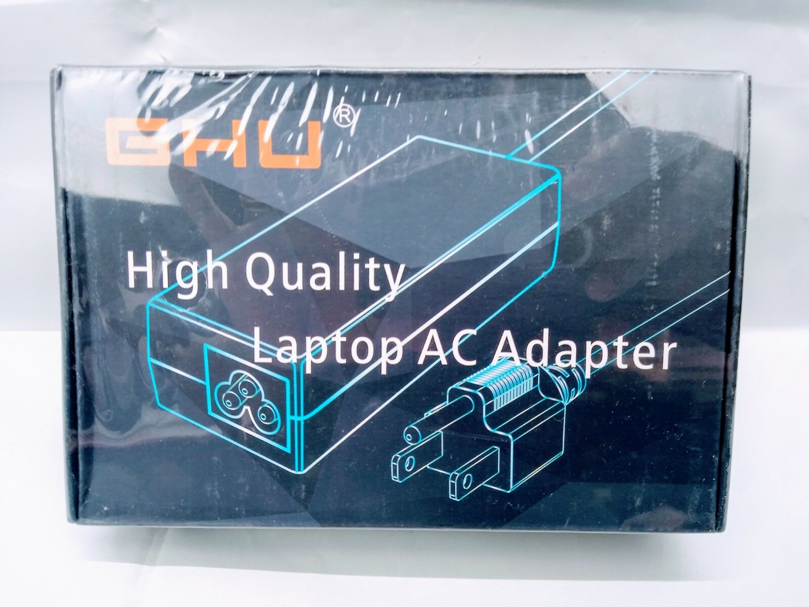 GHU 65 W High Quality Laptop AC Adapter and Power Chord New Factory Sealed 