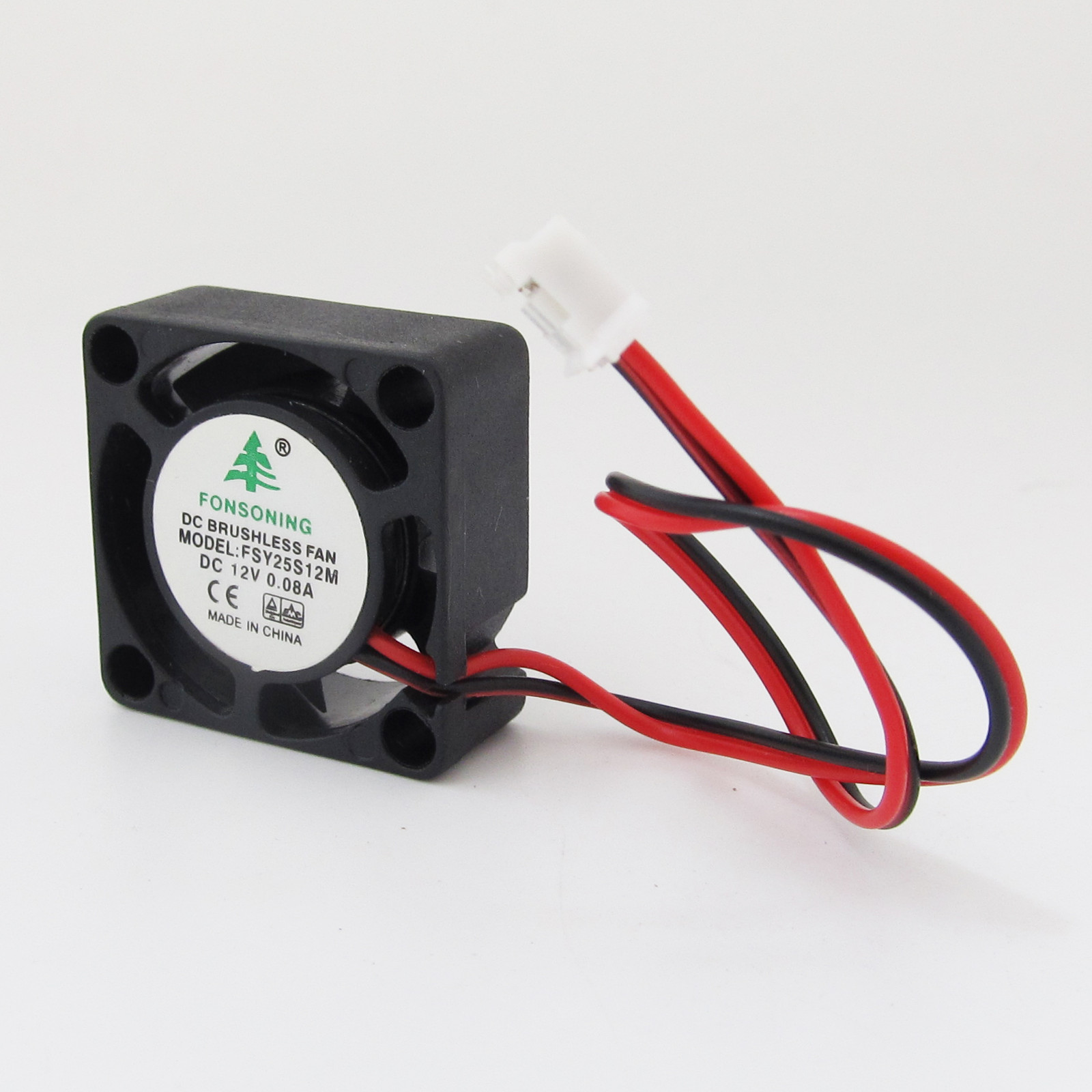 10pcs Brushless DC Cooling Fan 25x25x10mm 25mm 2510 12V 0.08A 5 blades 2pin