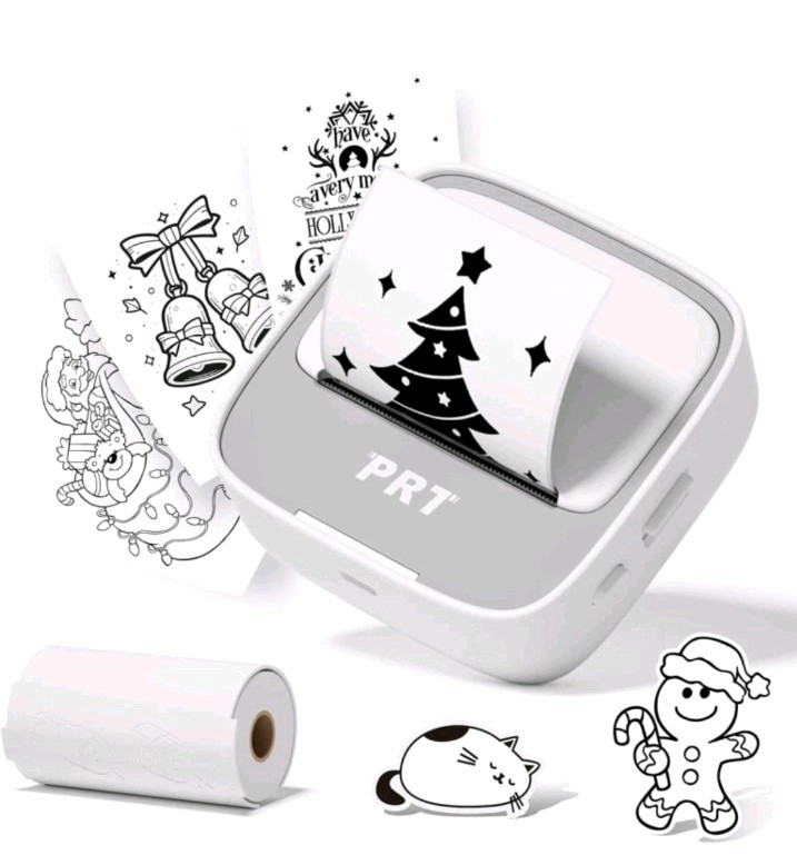 New seal  PRT Mini Sticker Printer Portable Thermal Bluetooth Label Printer new