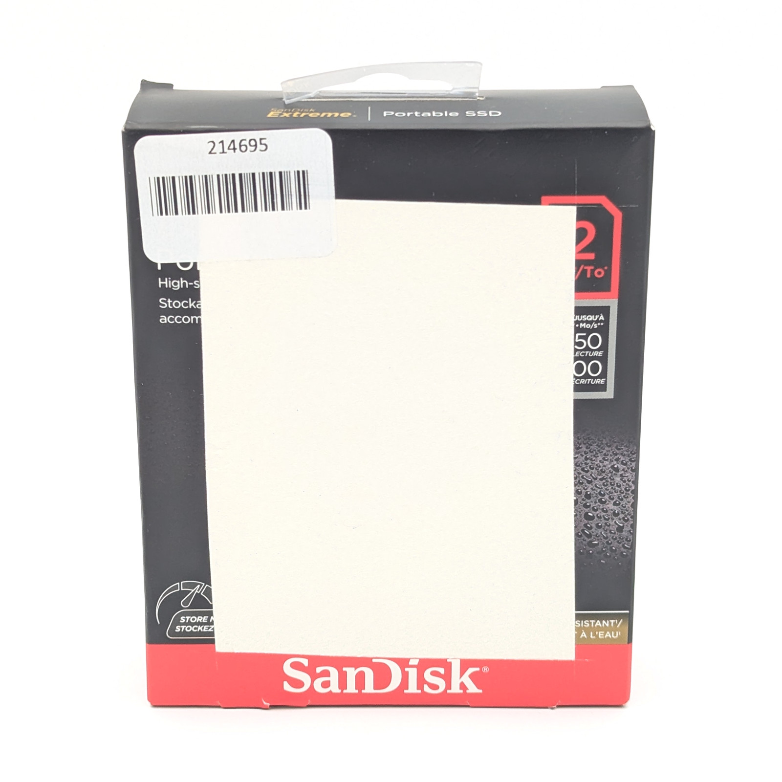 SanDisk Extreme Portable 2TB USB-C External SSD (SDSSDE61-2T00-G25M)