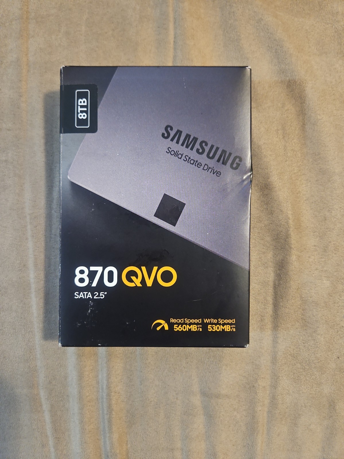 BRAND NEW Samsung 870 QVO 8TB 2.5" SATA III Internal SSD (MZ-77Q8T0B/AM)