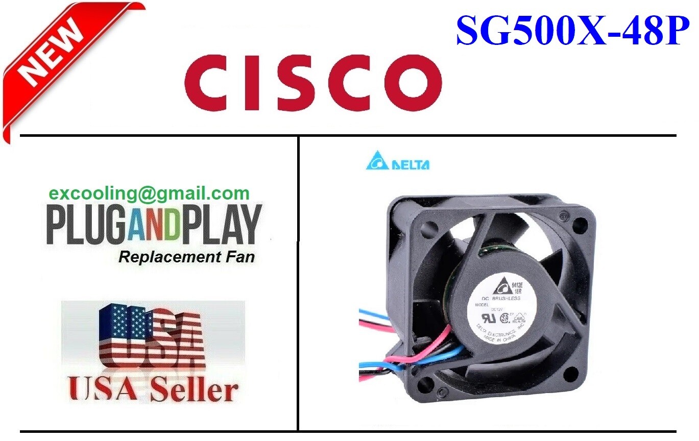 1x Replacement Fan for Cisco SG500X-48P (32.5dBA)