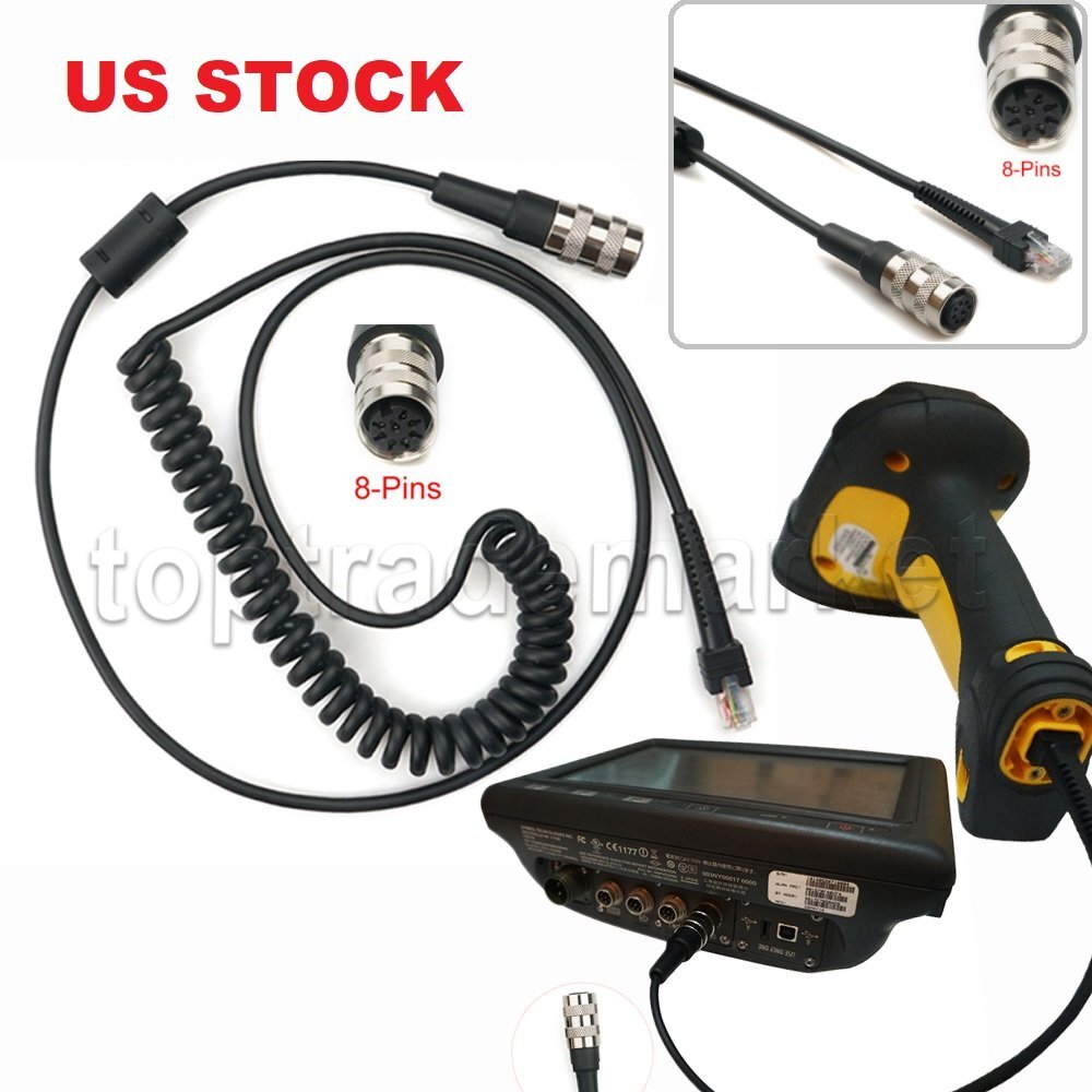 Scanner Cable 25-71917-03R For  Symbol LS3408 To VC5090 DS3508 8-PIN US