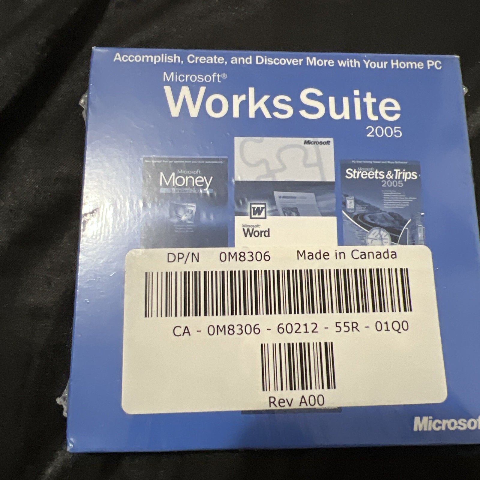 Dell Microsoft Works Suite CD for PC 2005 New Sealed with Product Key