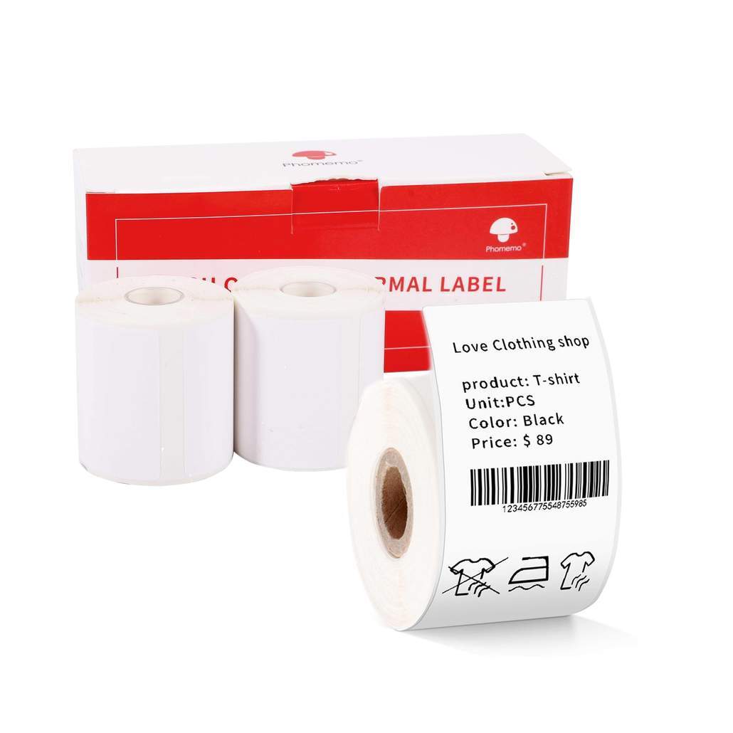 Phomemo thermal self-adhesive Printer Labels Compatible with M110 M200 M220