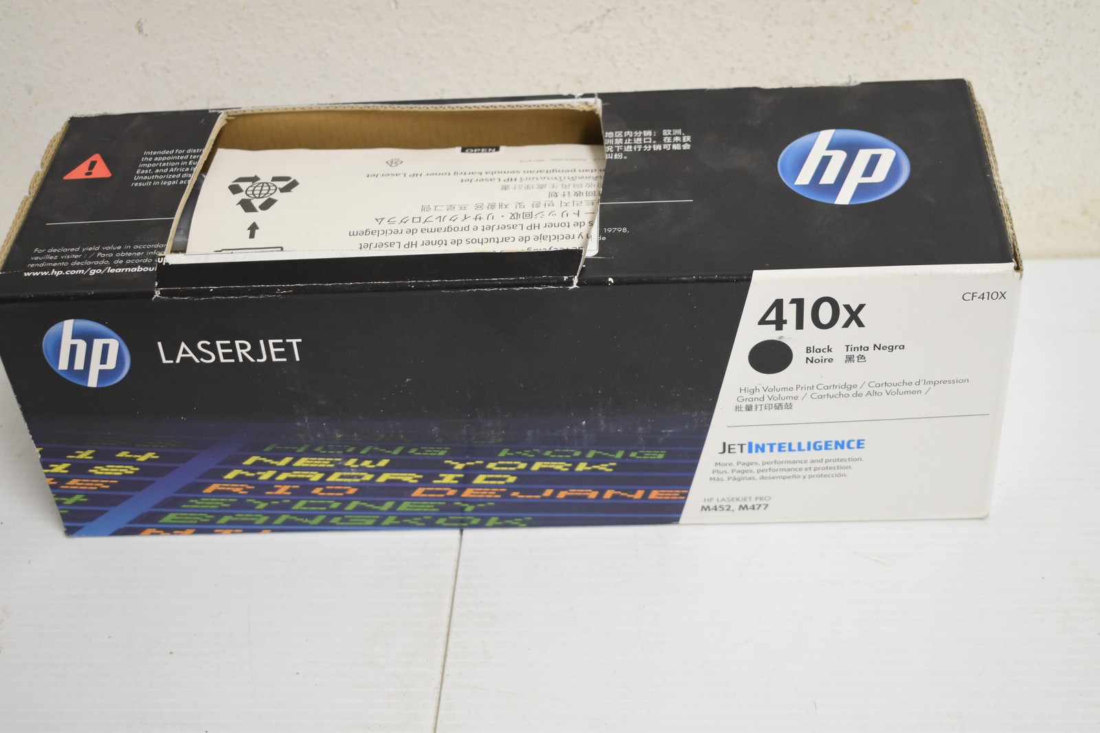 HP 410X/CF410X Black High Yield Toner Cartridge  (#3777)
