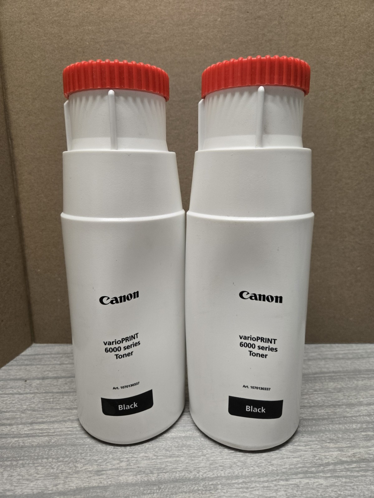 Canon varioPRINT 6000 Series Toner (1070130337)- Black- 1.7lbs Bottles- LOT OF 2