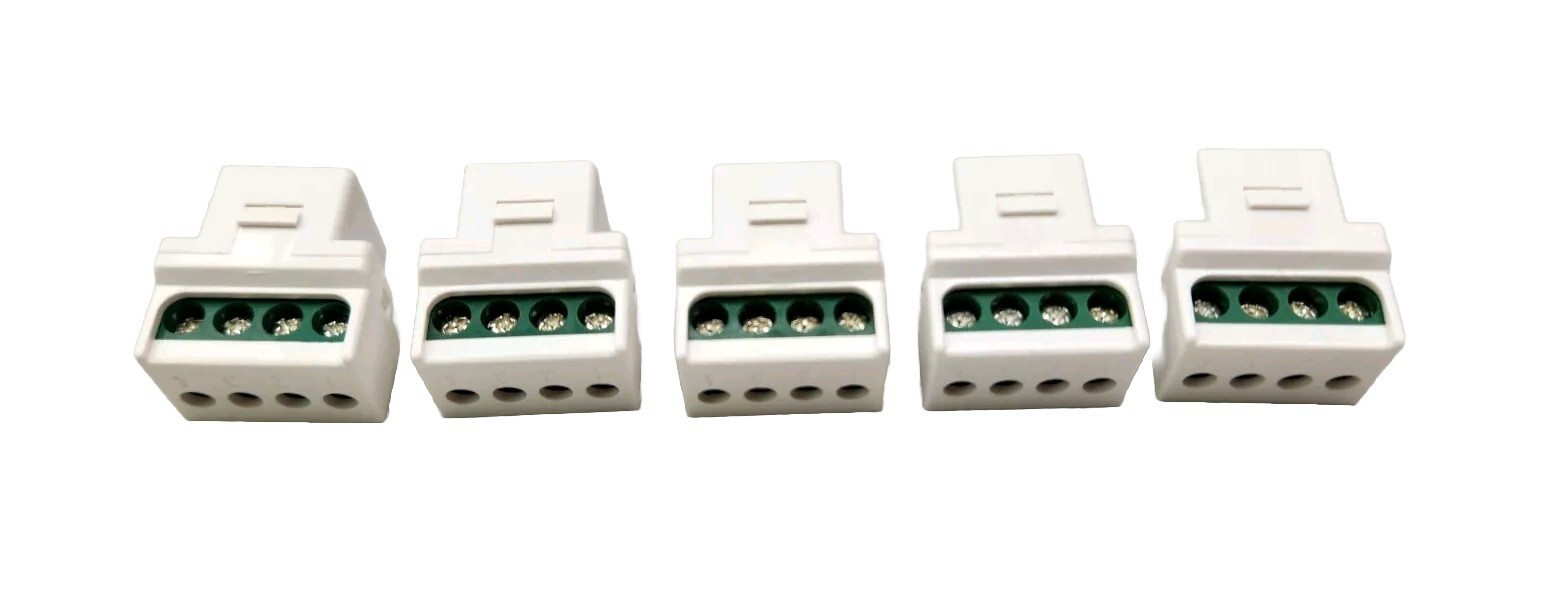 Necables 5 Pack RJ11 Screw Jack CAT3 Telephone Keystone Type with Screw Terminal