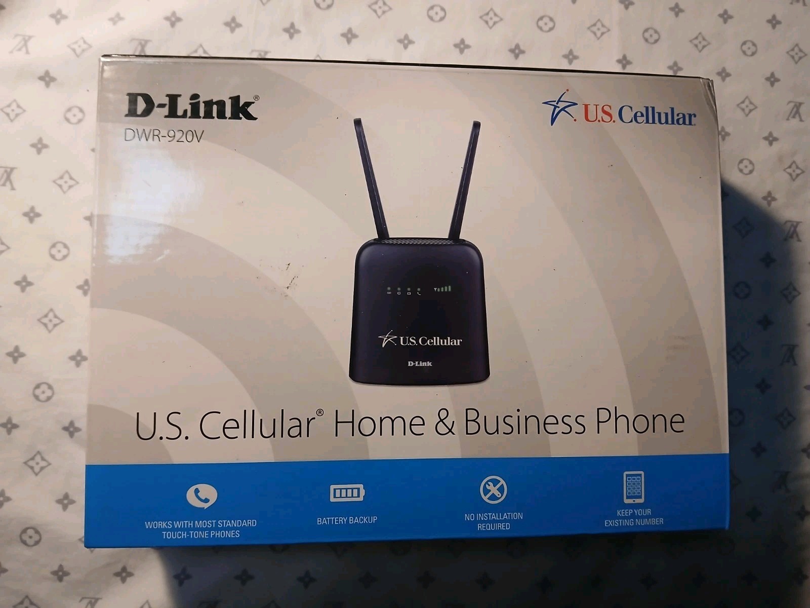 D-Link U.S. Cellular Home Phone DWR-920V -Black-Brand New