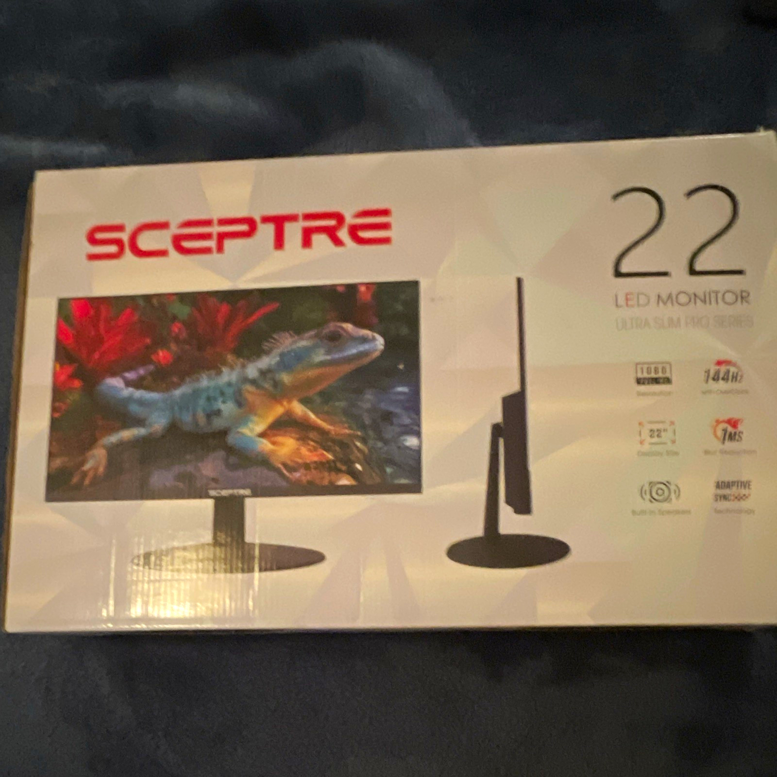 Sceptre 22" LED 1080p 144Hz Gaming Monitor w/ Speakers HDMI DP E225W-19203R