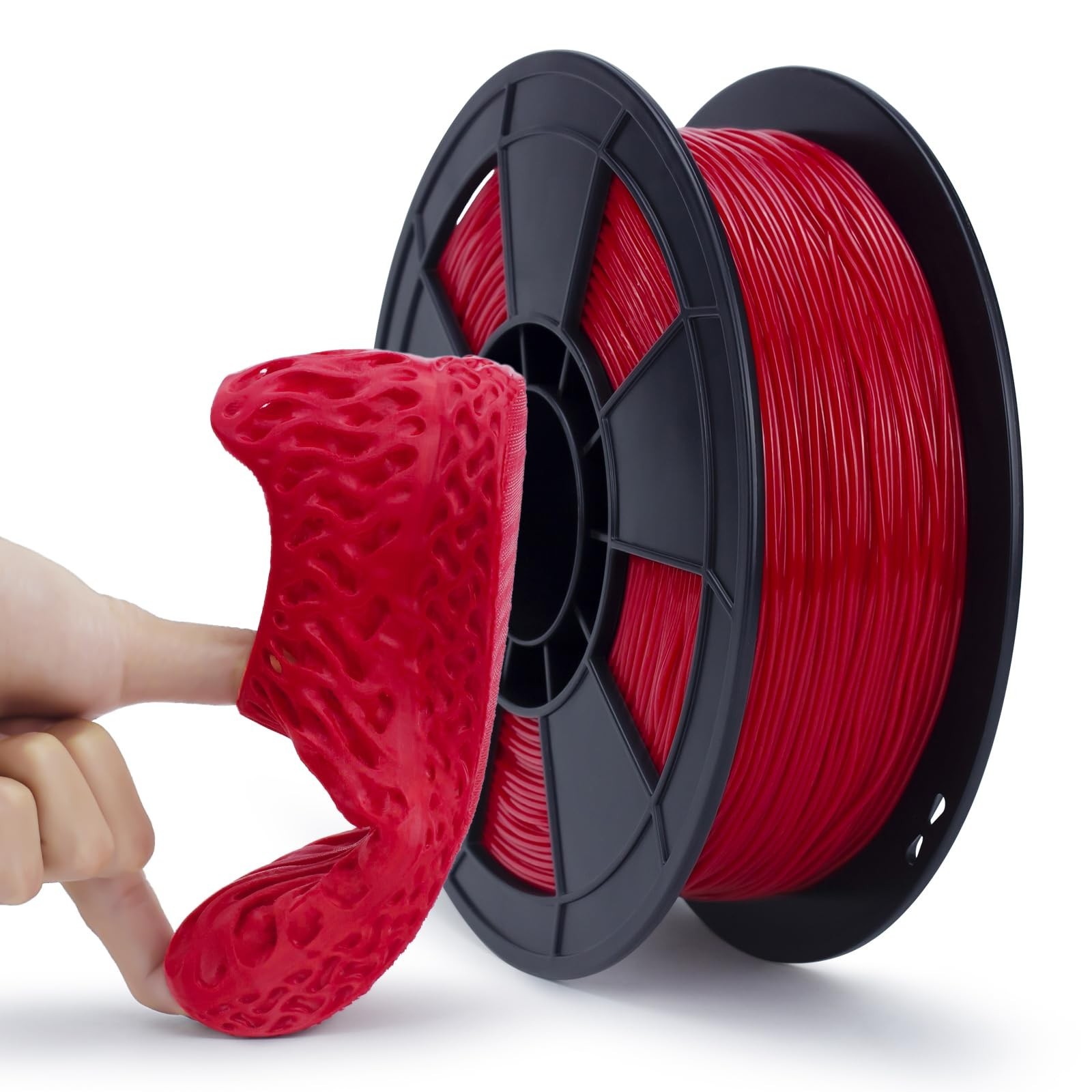 ZIRO TPU Filament 1.75mm, Flexible Soft TPU 3D Printer Filament, Shore 95A Ha...