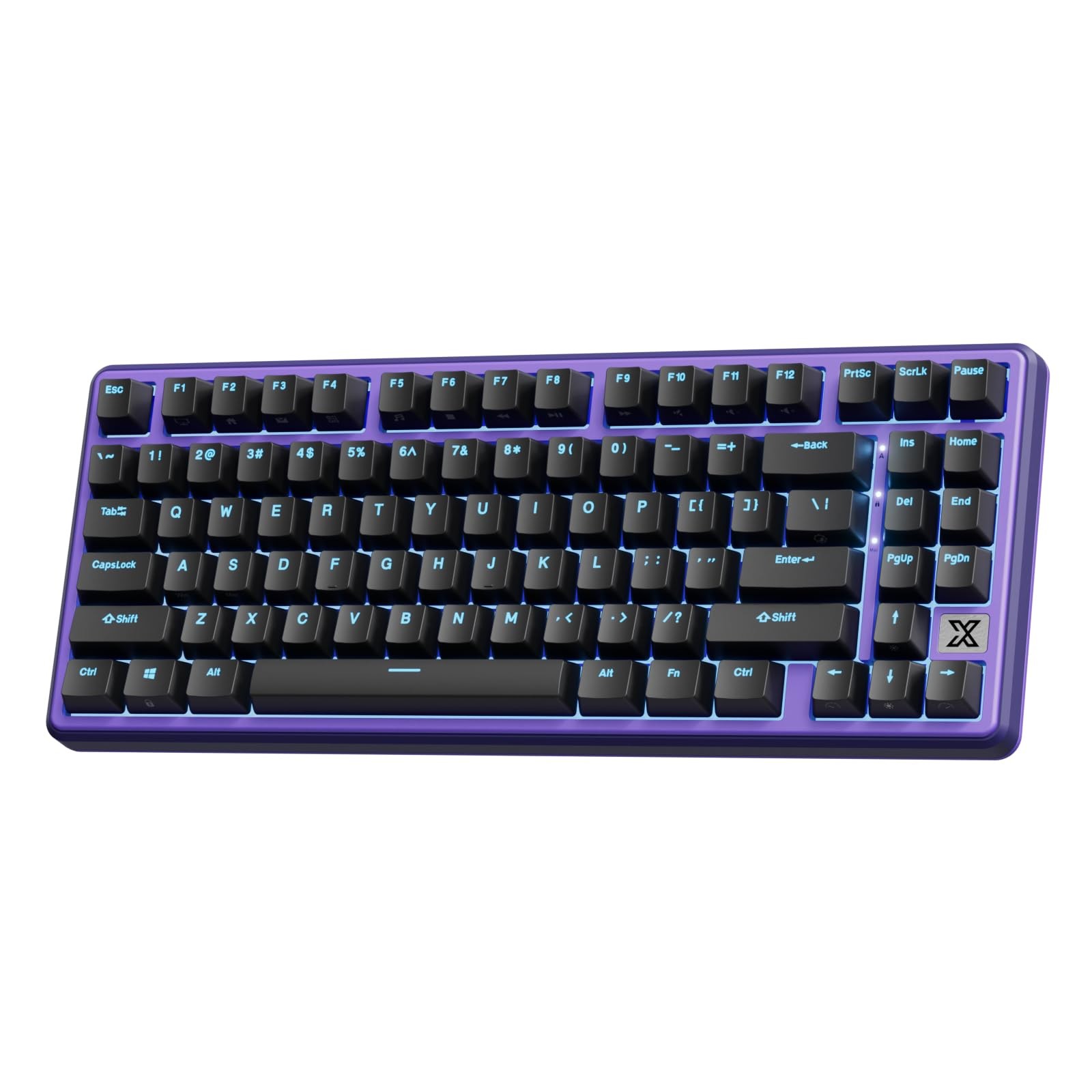 X87 Mechanical Keyboard 75% Wired Keyboard Gaming with 86 Keys, Gasket Mount,...