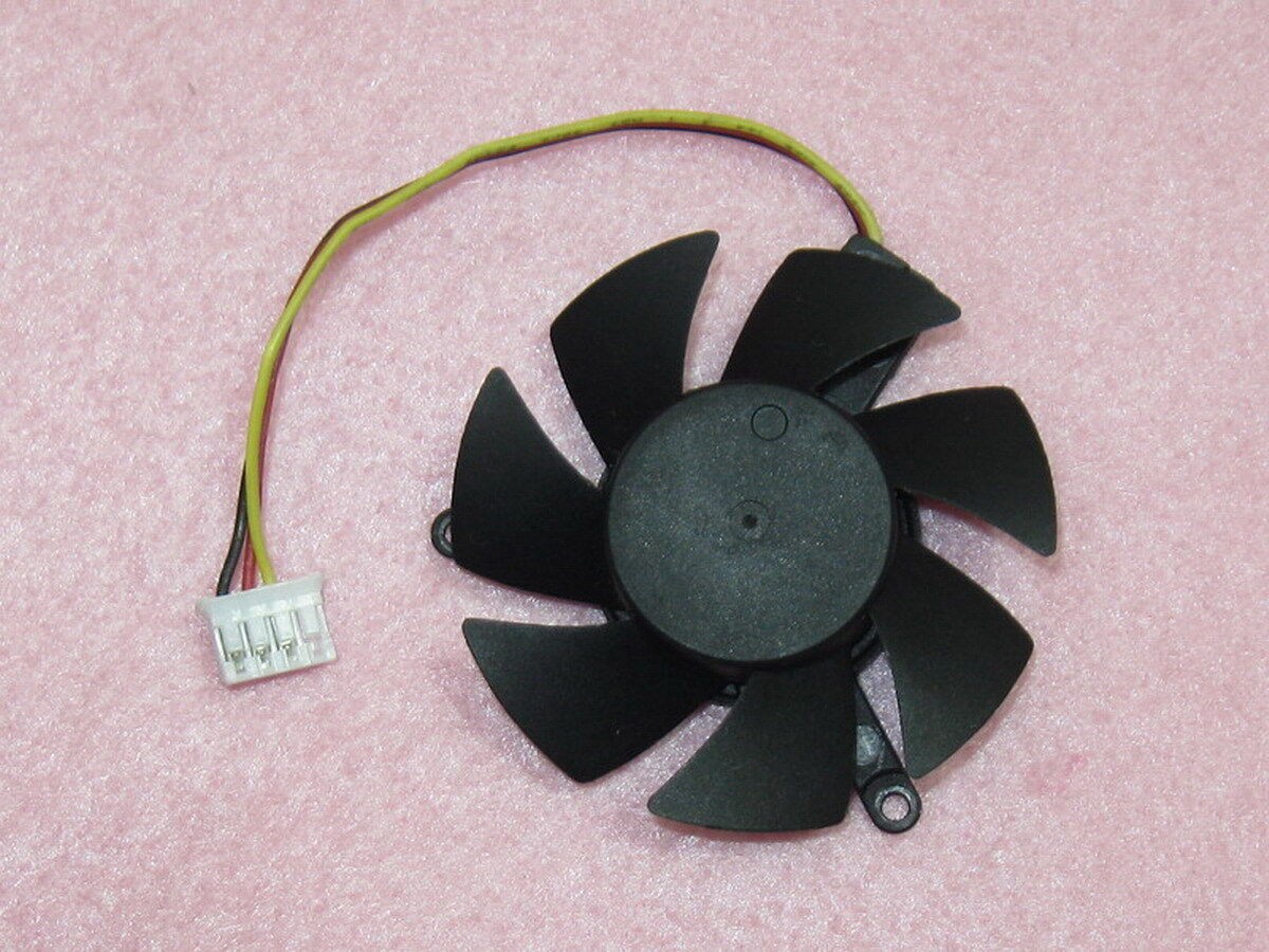 Cooler Fan For ATI NVIDIA FY04510H12LFC 45mm 4 Pin 3 Wire Graphics Card