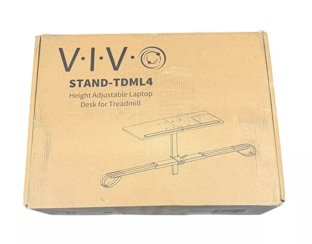 VIVO Wooden Laptop Treadmill Desk, Adjustable Ergonomic Notebook Mount New