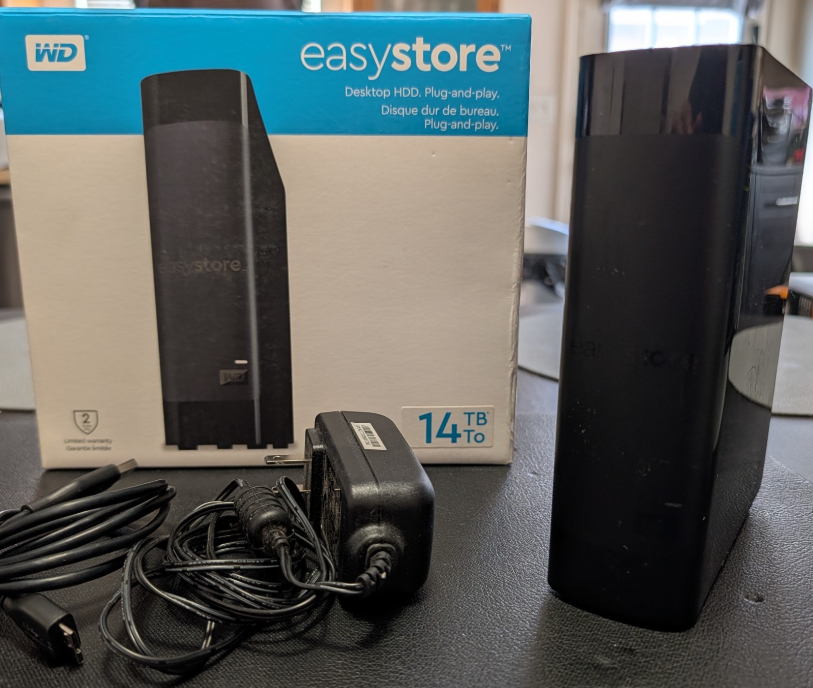 Western Digital WD EasyStore 14TB (WDBAMA0140HBK) External Hard Drive