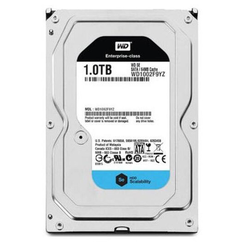WD SE WD1002F9YZ 1TB 7200RPM 128MB SATA 6.0Gb/s 3.5" Enterprise Hard Drive