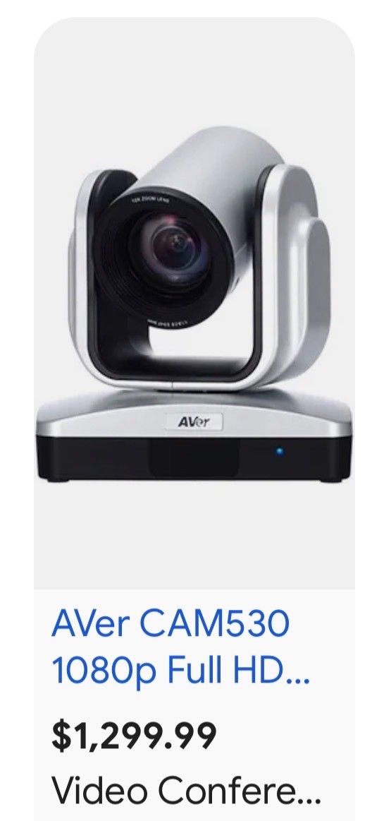 AVer CAM530 Professional HD 12X USB PTZ camera with HDMI