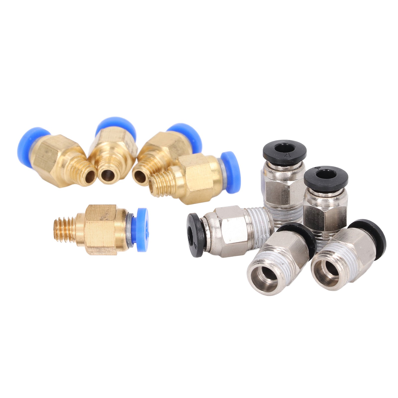 ♪ 20Pcs 3D Printer Pneumatic Fitting PC4‑M6 PC4‑10 Accessory Set Kit For