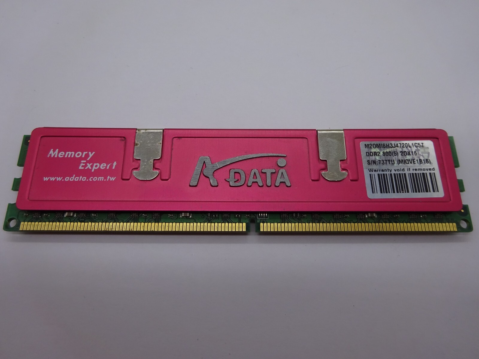 ADATA Memory Expert 2GB (1x2GB) DDR2 M2OMI6H3J4720L1C5Z 800(5) 2GX16 #R1735