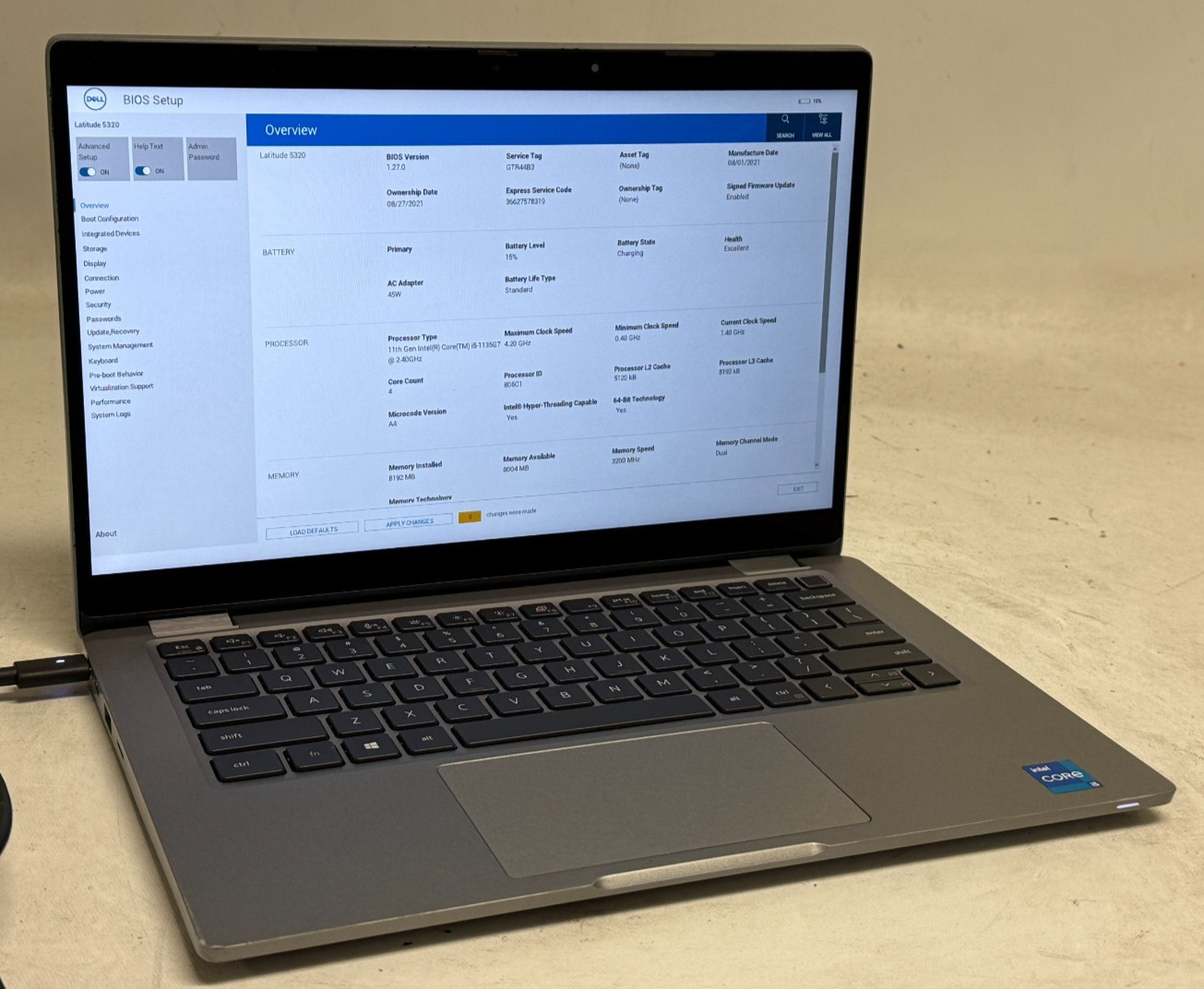 Dell Latitude 5320 Touch 13.3" (i5-1135G7 - 8GB RAM - 512GB SSD - Win11Home)