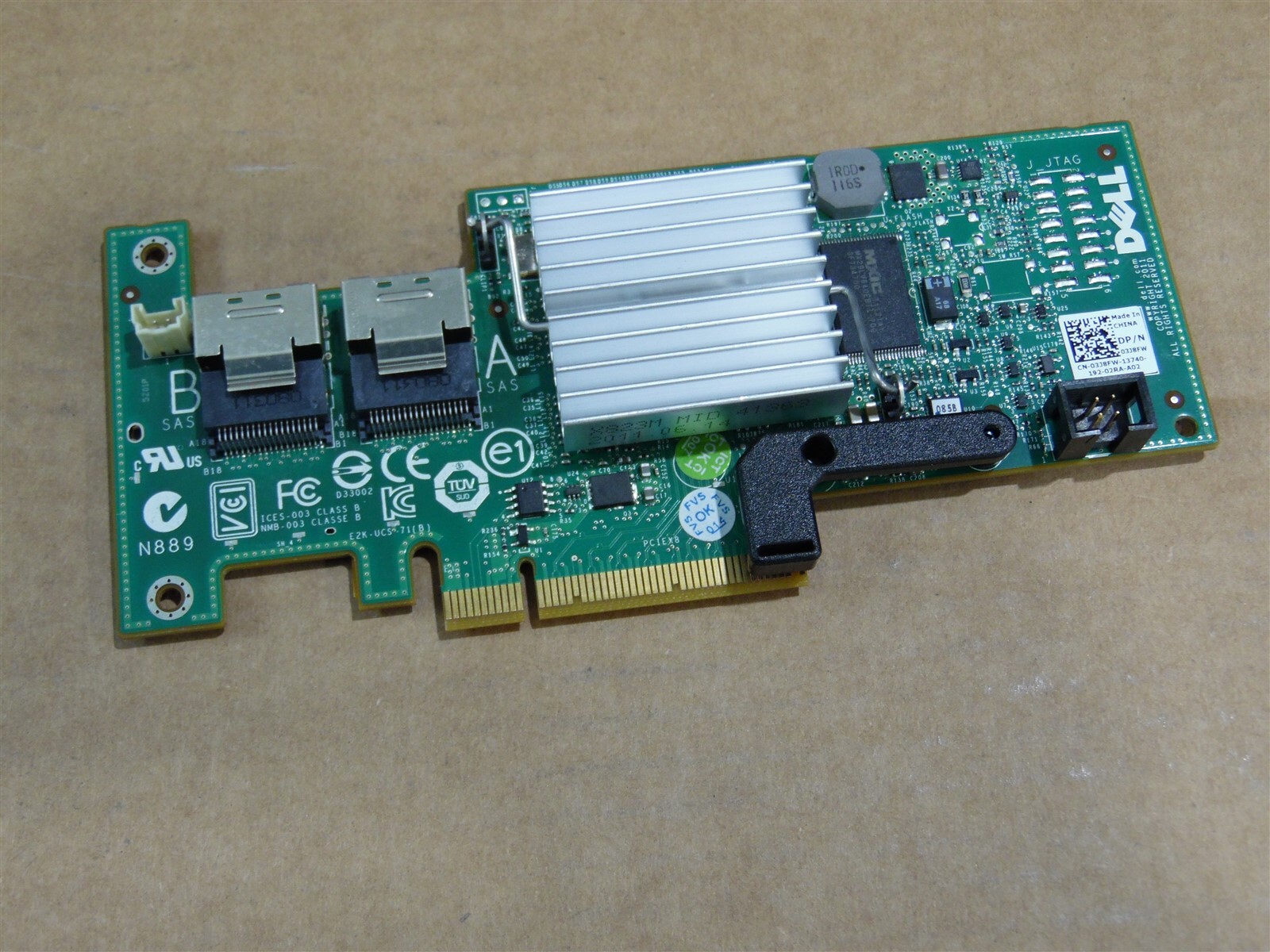DELL POWEREDGE SERVER INTEGRATED H200 6Gb/s SAS SATA RAID 3J8FW H215J
