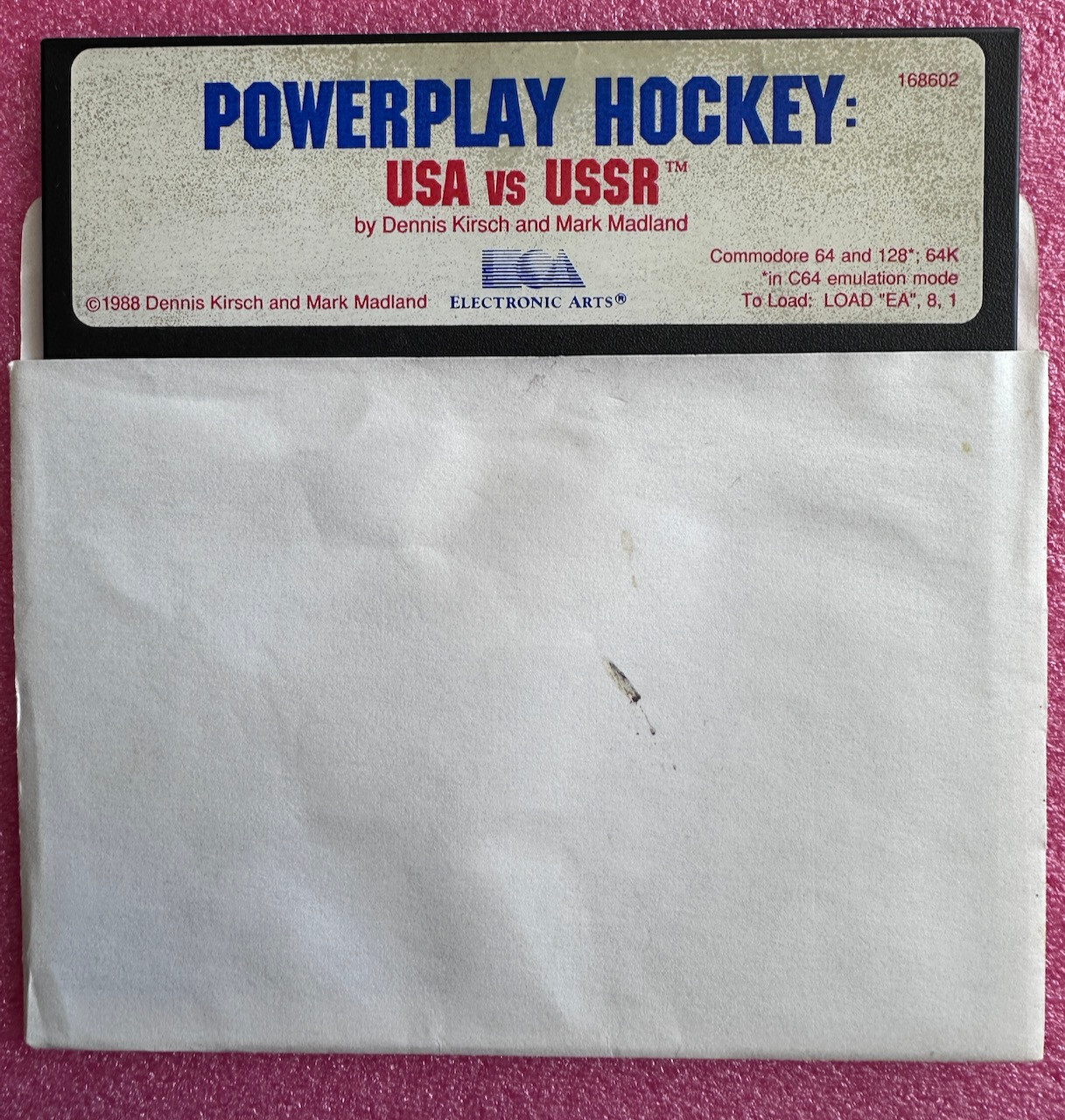 POWERPLAY HOCKEY: USA vs USSR - Game Commodore C 64 / 128 - DISK 5.25"