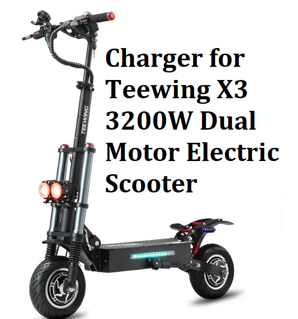 🔥power supply 52v 58.8v 3a fast Battery Charger for Teewing X3 3200w  E-scooter