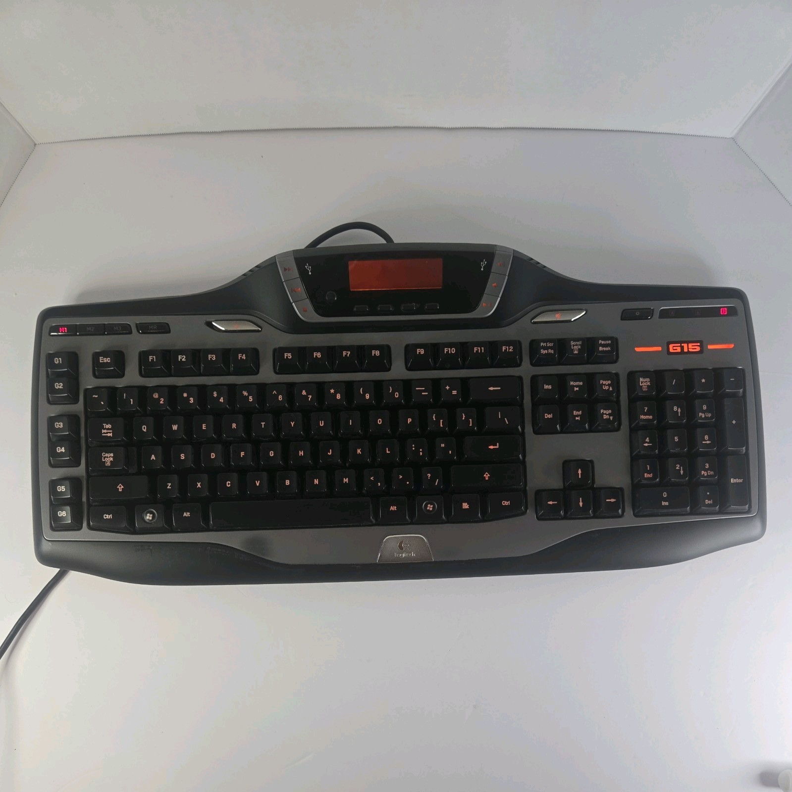 Logitech G15 Gaming Keyboard USB Backlit LCD Y-UW92 (LCD Not Working)