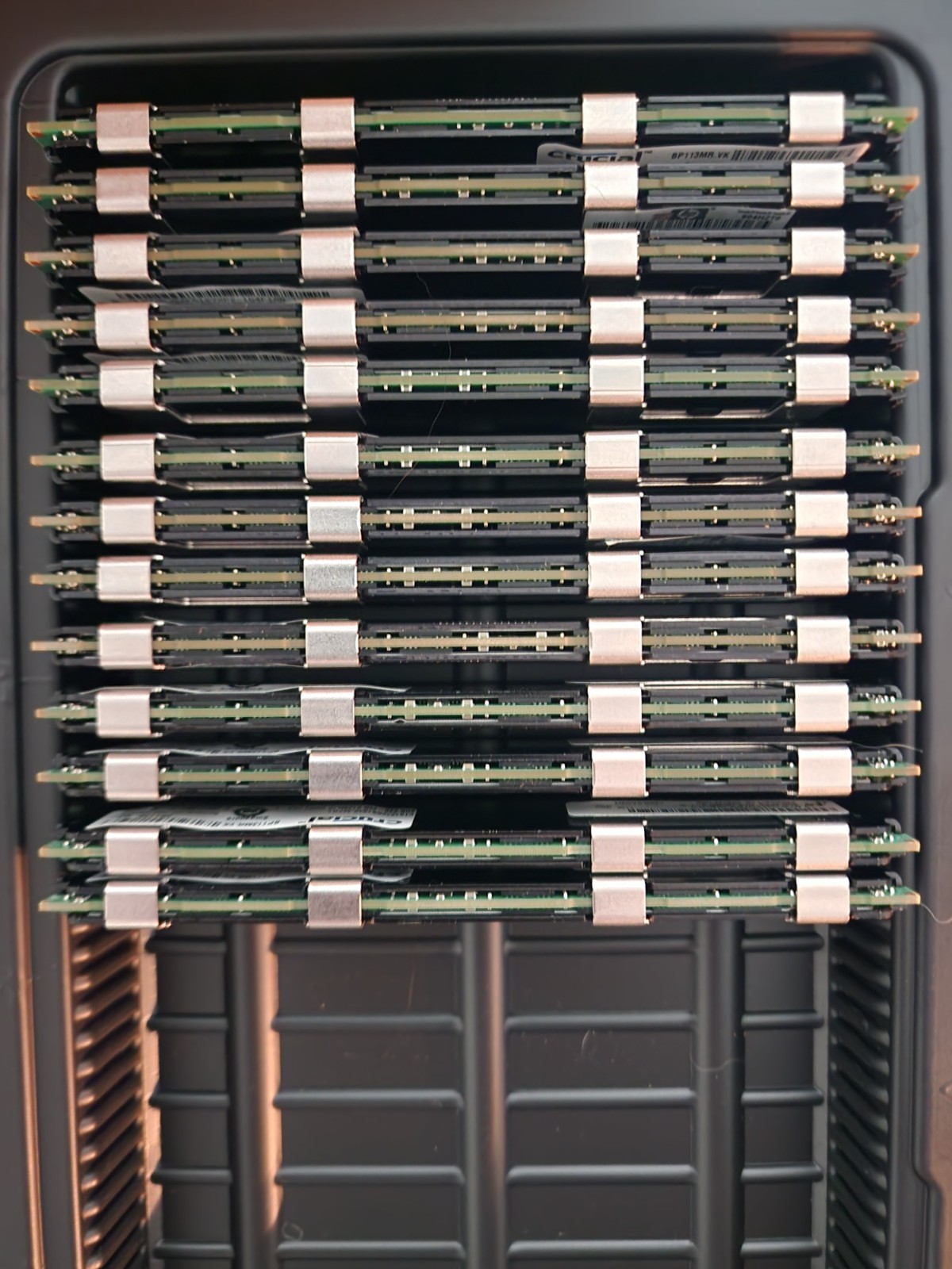 LOT OF 13 Micron 4GB 2Rx4 PC3-10600R Server RAM Memory