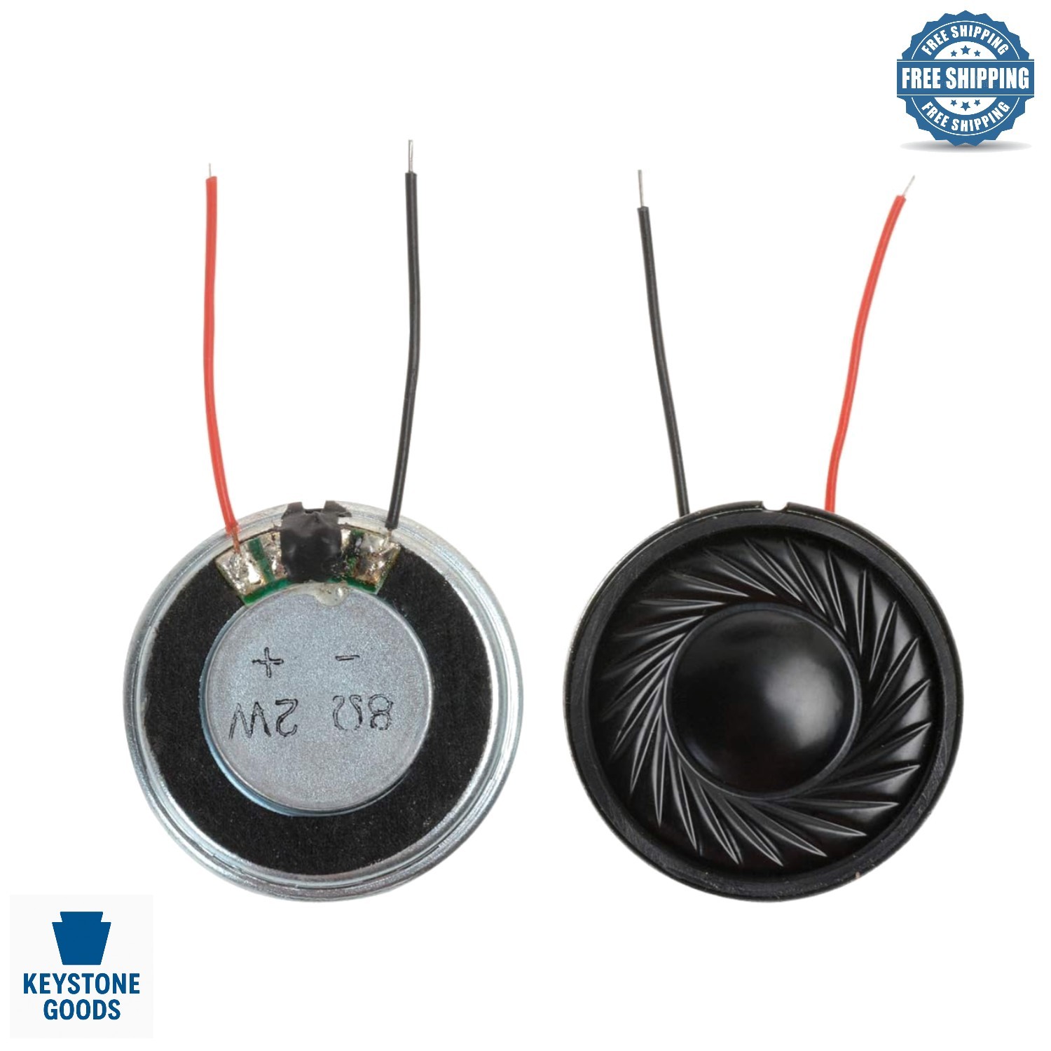 4Pcs 2W 8Ω Internal Magnet Micro Speakers for DIY Audio Projects