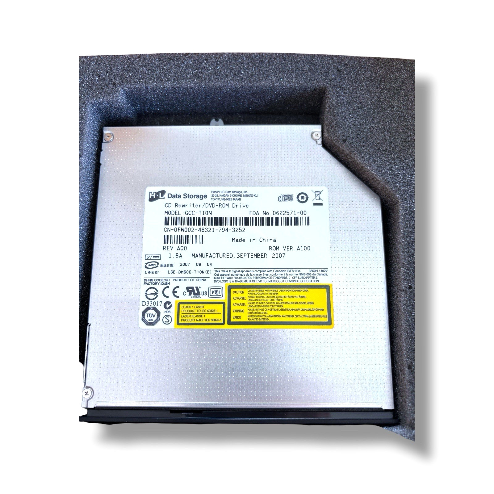 Hitachi LG Disk Drive Internal CD Rewriter RW/ DVD ROM Laptop Data Storage New