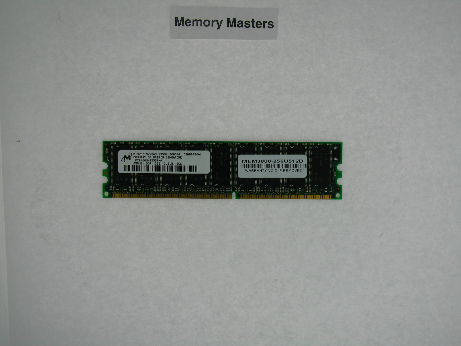 MEM3800-256U512D 256MB to 512MB Approved Dram Memory Cisco 3800