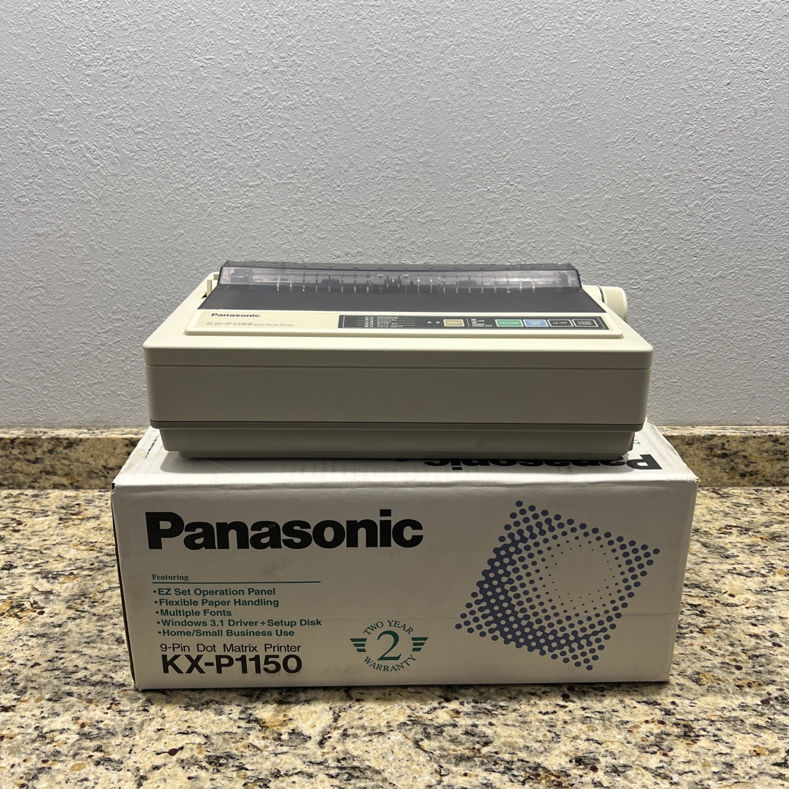 ⭐️Panasonic KX-P1150 9-Pin Dot Matrix Printer With Box ⭐️