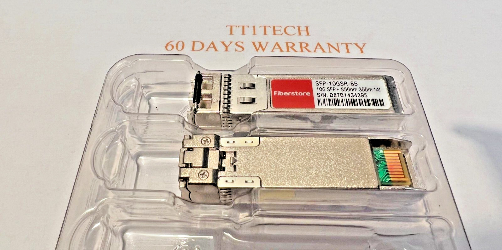 10x Fiberstore SFP-10GSR-85 10G SFP+ 850nm 300m Transceiver ( lof of 10 )