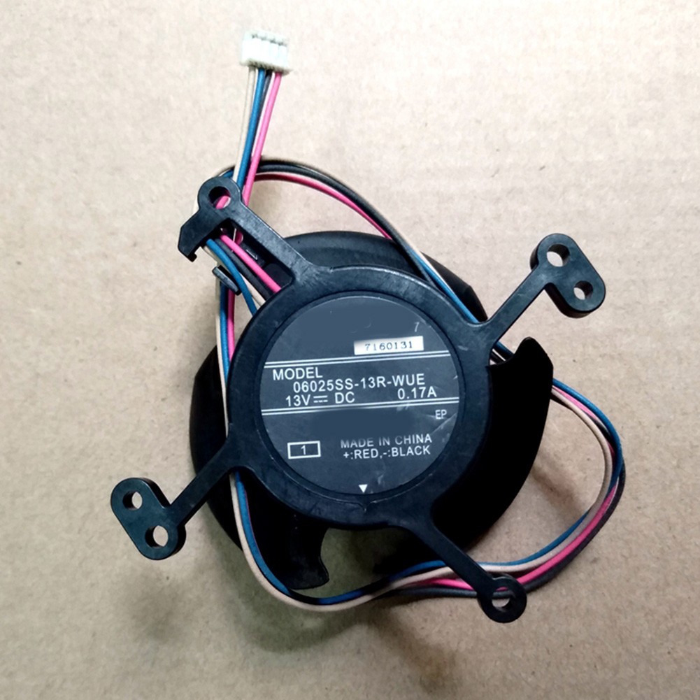 For NMB 06025SS-13R-WUE 13V 0.17A 6025 4-wire Projector Cooling Fan