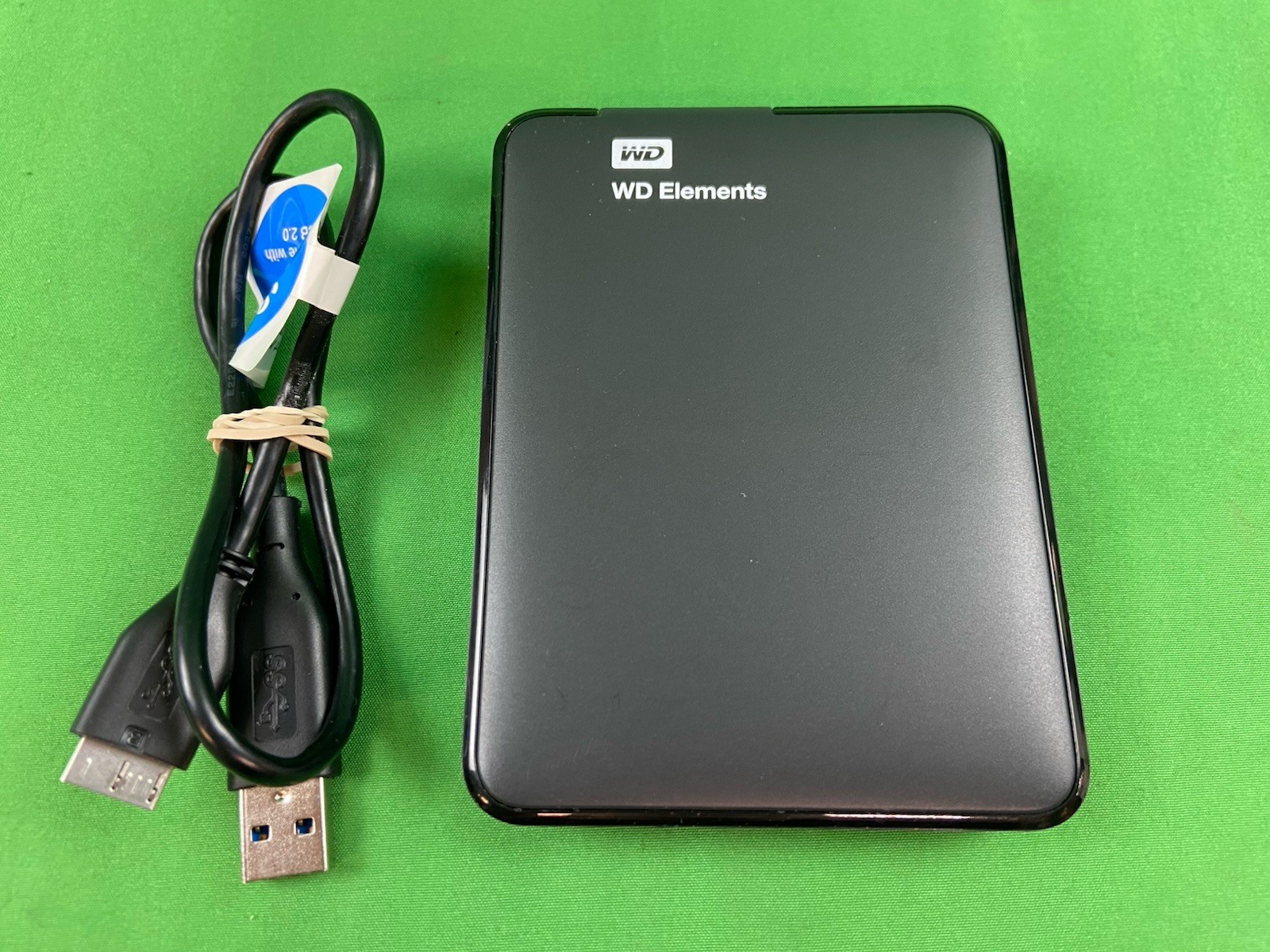 WD Elements 1TB Portable Hard Drive USB 3.0 Wiped Tested Formatted NTFS 100% Hth