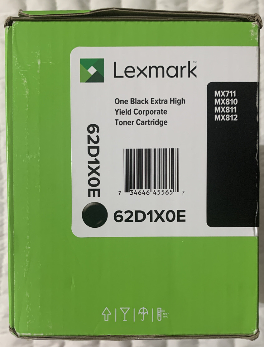 Lexmark 621X Extra High Yield Black Toner 62D1X0E For MX711 MX810 MX811 MX812