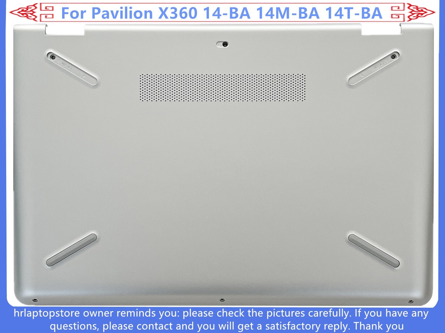 New For HP Pavilion X360 14-BA 14M-BA 14T-BA Bottom Case Base Cover 924273-001