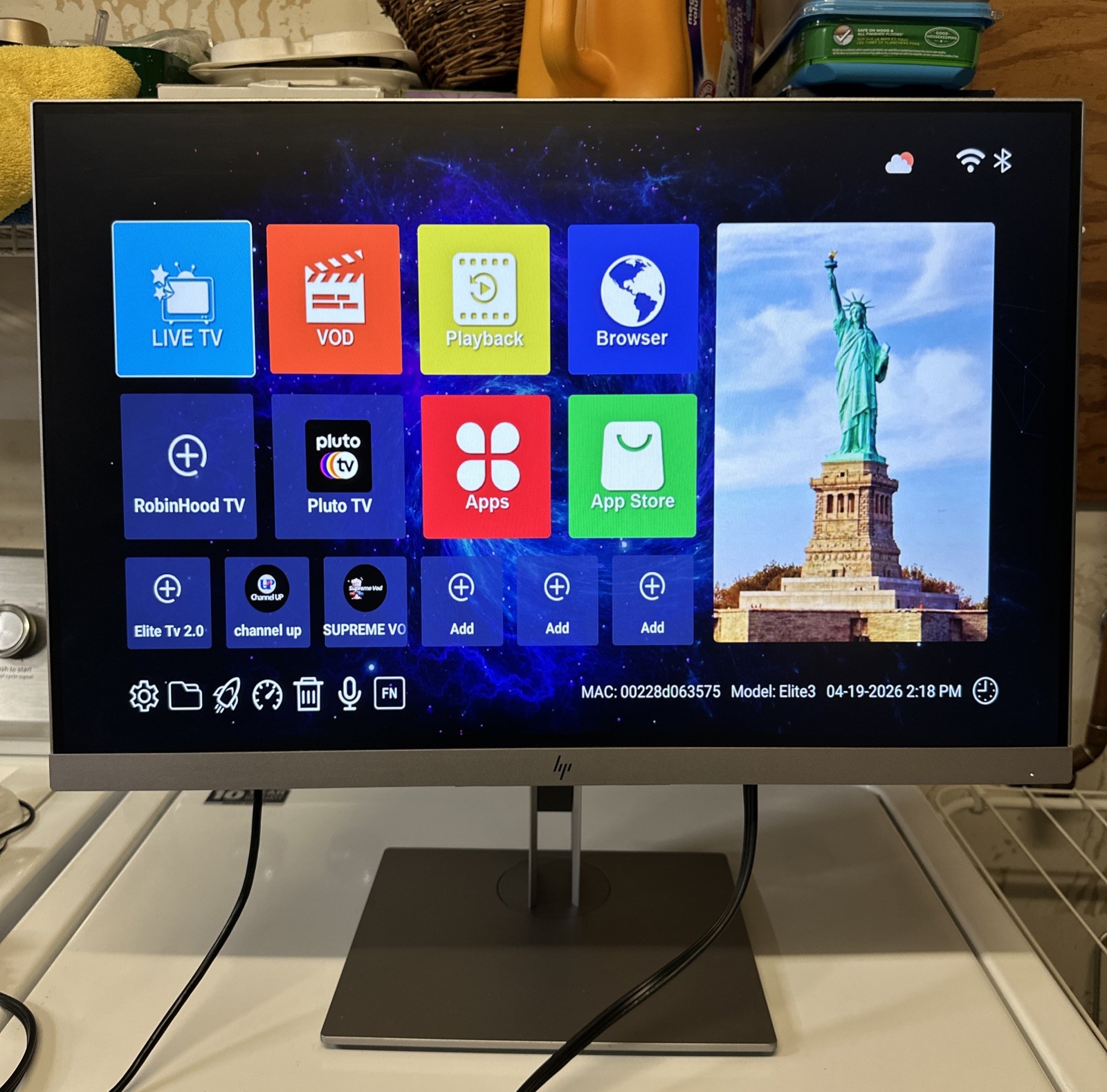 24"HP EliteDisplay E243i Full HD Widescreen 1920x1200 IPS LED Monitor