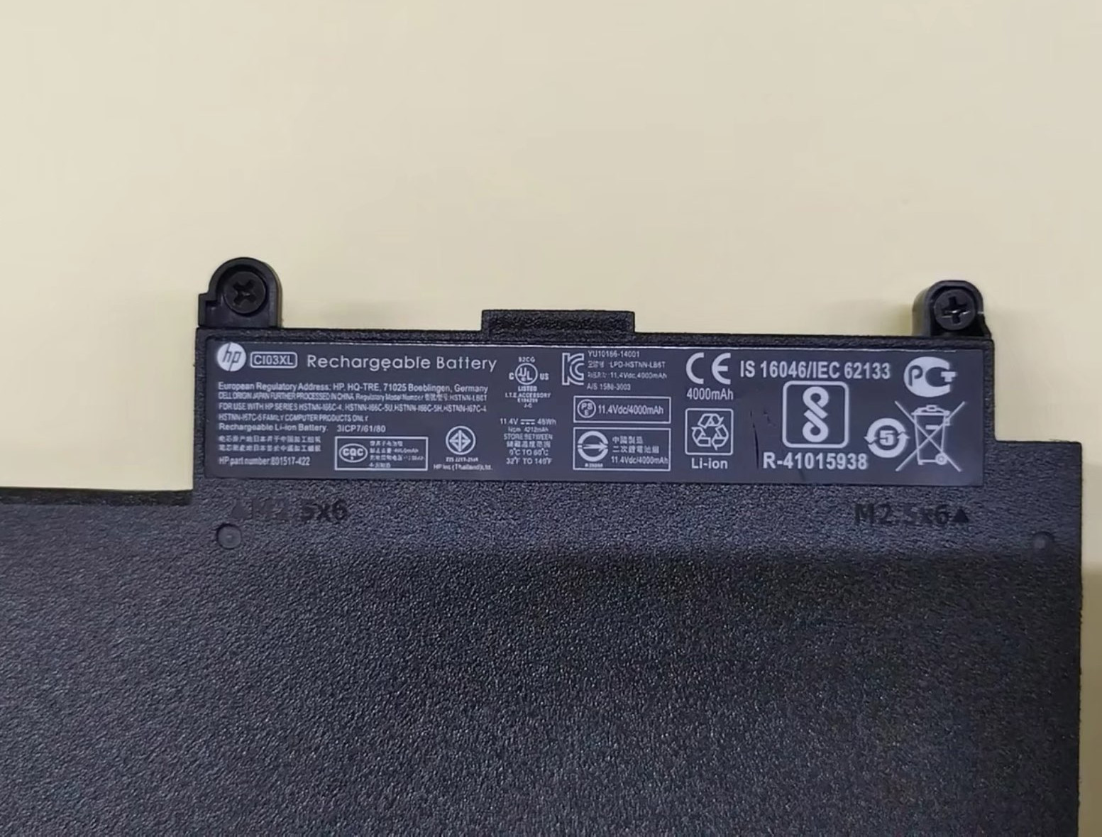 OEM Genuine CI03XL Battery For HP ProBook 640 G2 645 G2 650 G2 655 G2 801554-001