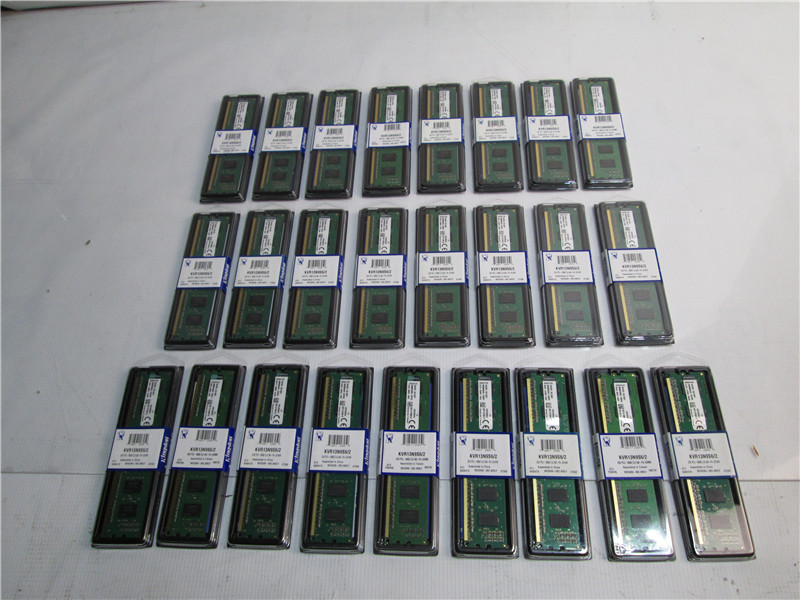 Kingston KVR13N9S6 2GB DDR3-1333 Desktop RAM PC3-10600 UDIMM Lot of 25
