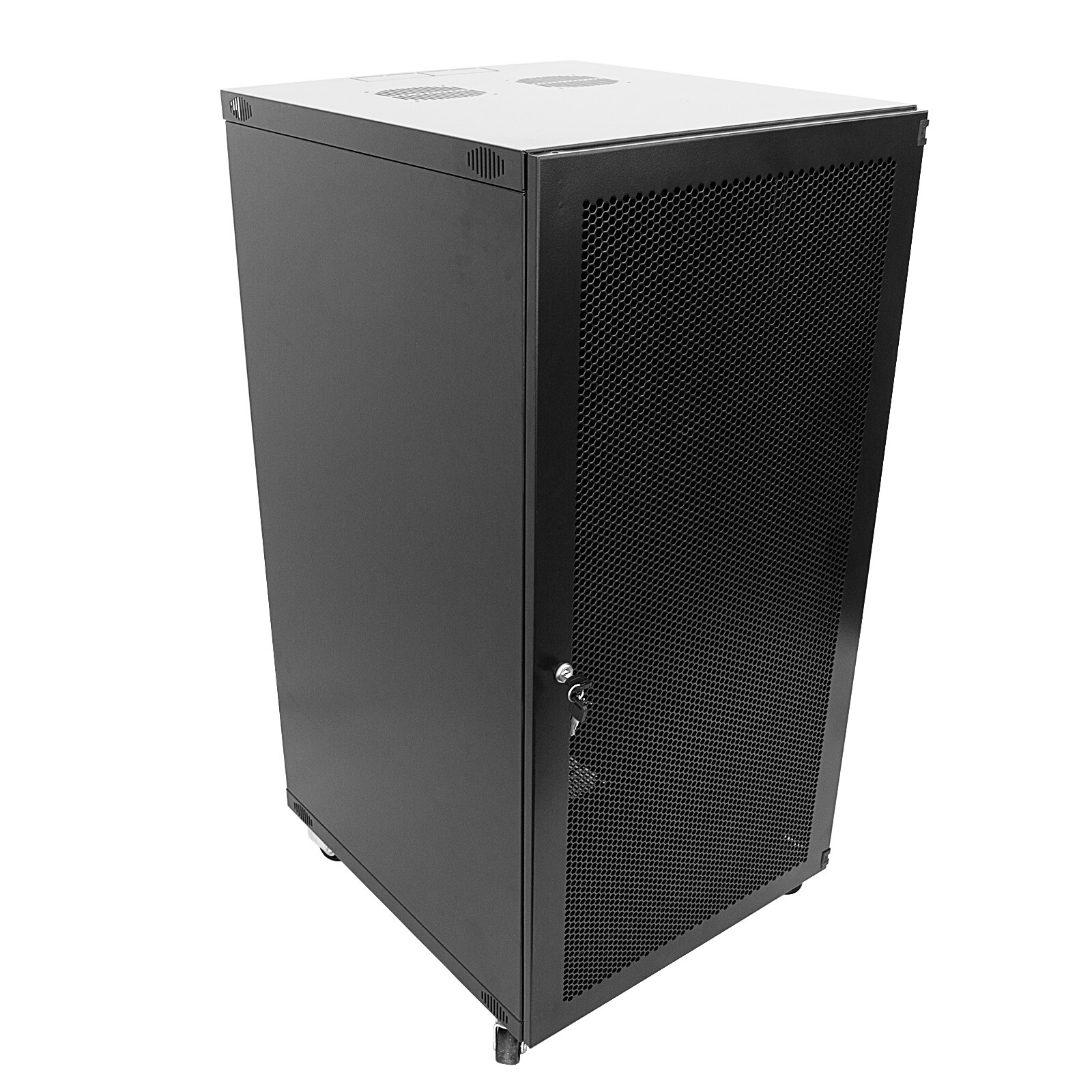 New 22U Wall Mount Network Server Cabinet Enclosure  Door Lock 600MM Deep