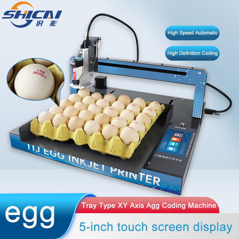 Fully Automatic Egg Inkjet Printer with Intelligent 5-Inch Touch Screen  600 Dpi