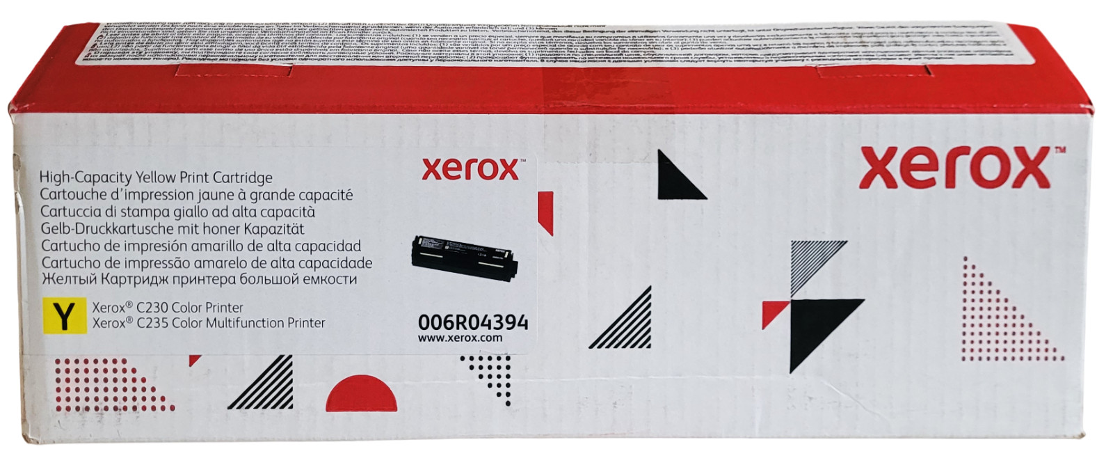 Xerox 006R04394 Yellow High-Capacity Print Cartridge New Sealed With Open Box