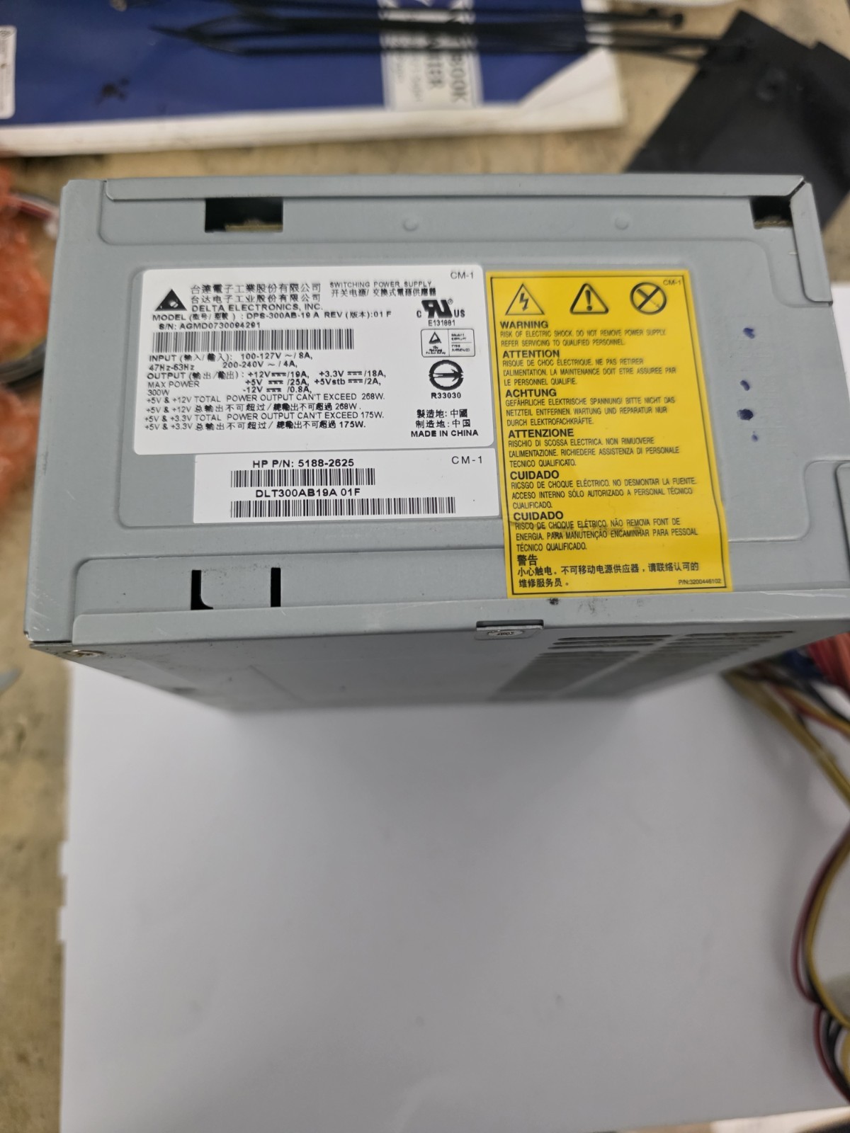 HP Pavilion 5188-2625 Liteon PS-5301-08HA 300W Power Supply 