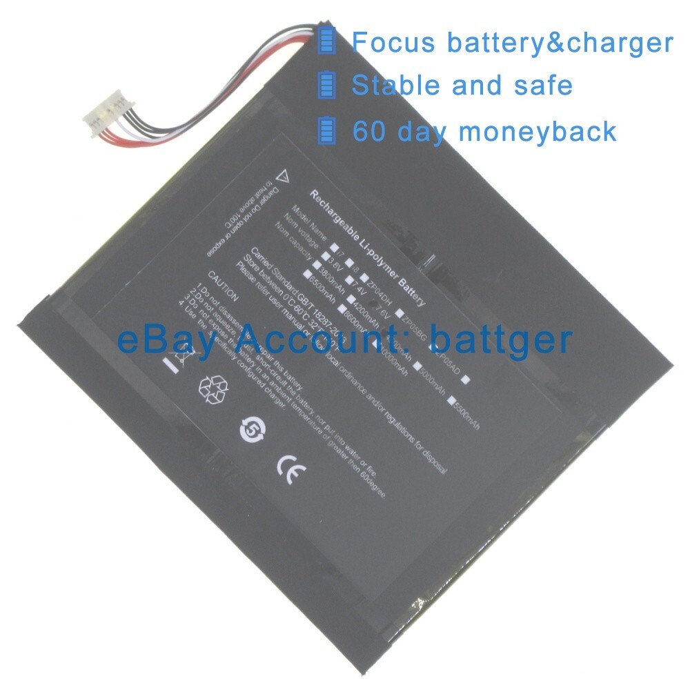 Genuine new 7.6V 4500mAh 34.2Wh H-28125140P battery for Teclast x4