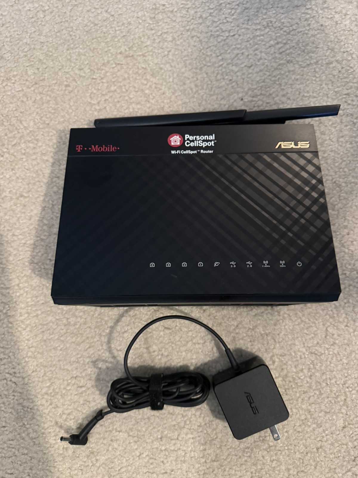 ASUS TM-AC1900 Dual-Band Gigabit Wi-Fi Router Bundle with Power Adapter