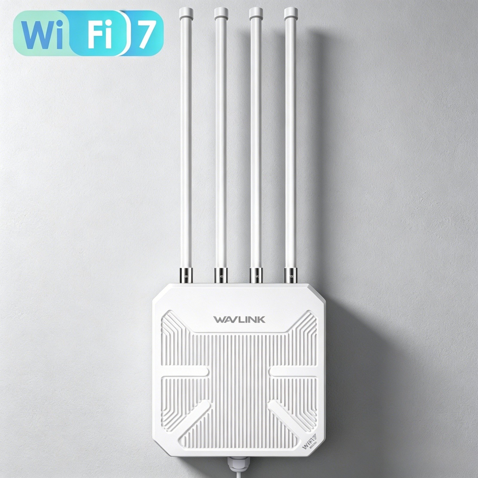 WiFi 7 Booster Extender Outdoor Long Range WiFi 6 Router for Starlink/Camera/RV