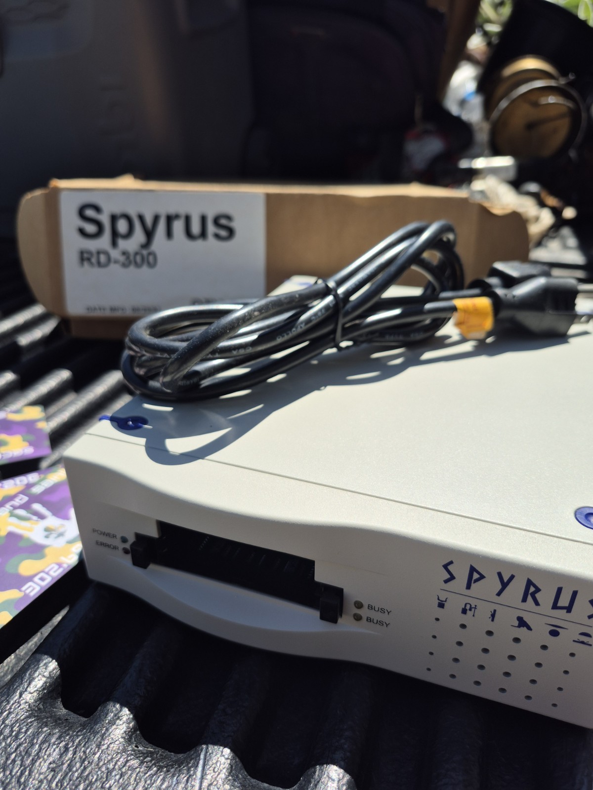 Vintage 1997 Spyrus RD300 SCSI CF Drive Card Reader