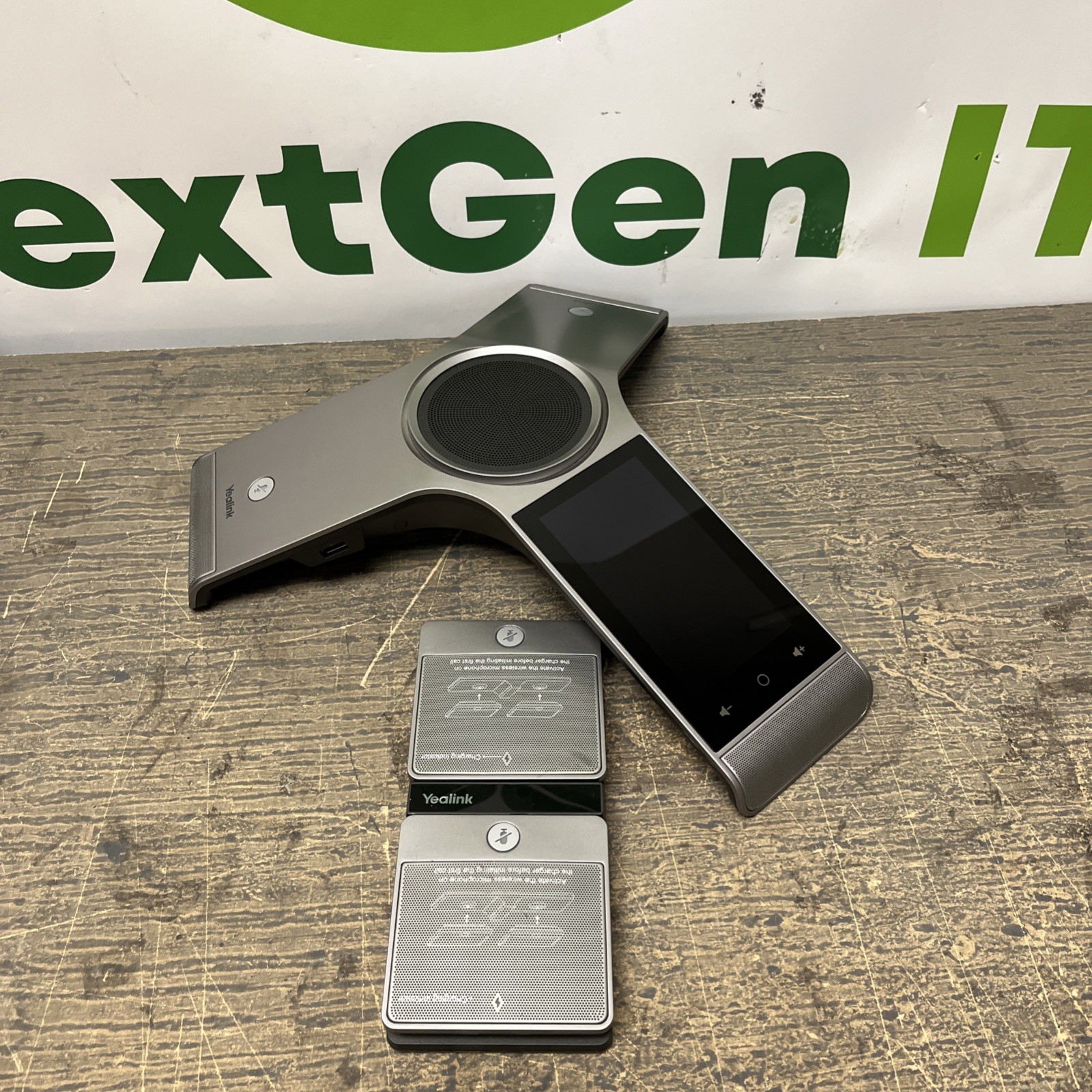 Yealink CP960 HD IP Conference Phone w/2 CPW90 Wireless Mics & Charging Base
